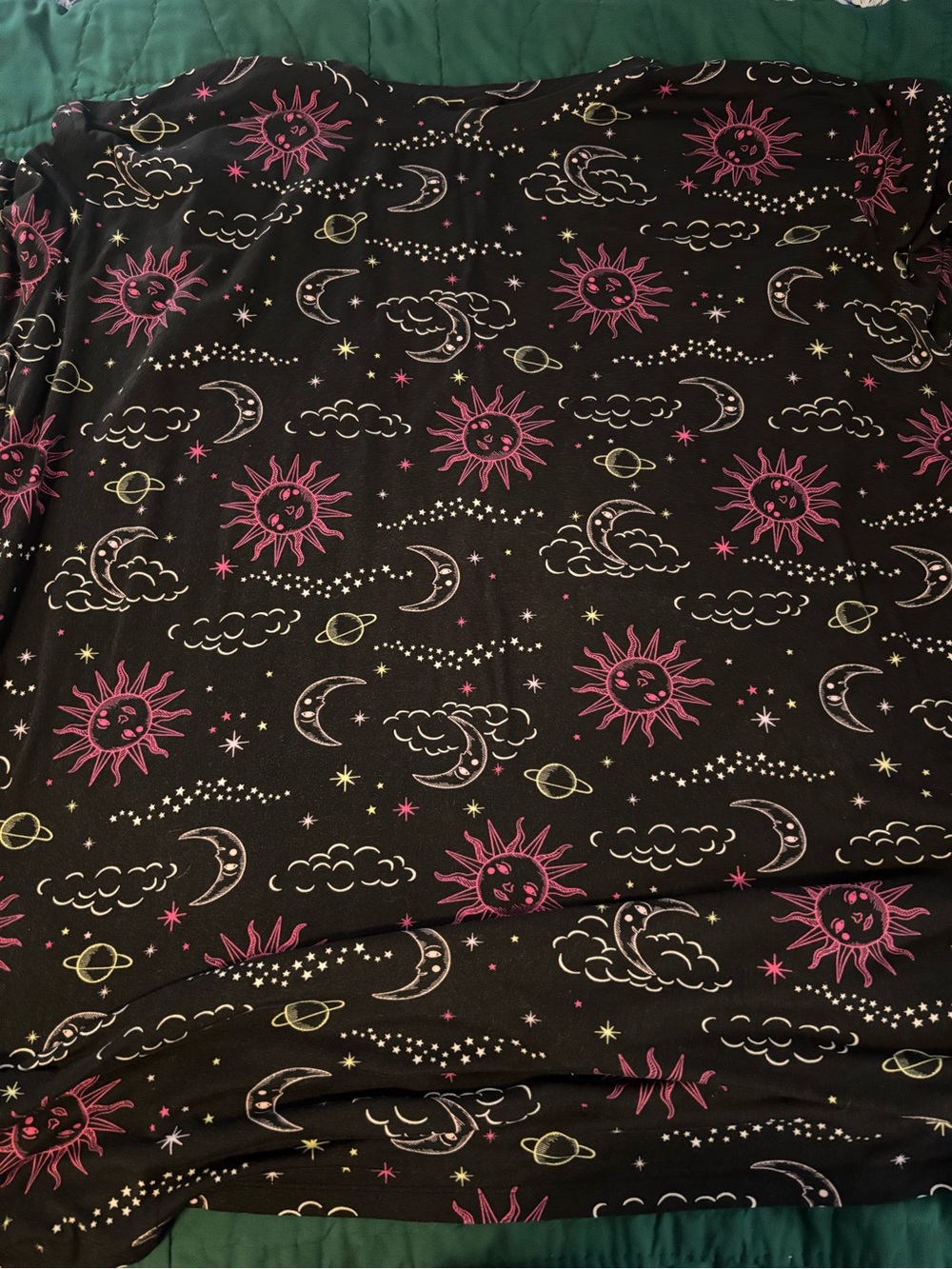 Black Night Sky Nightgown